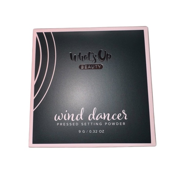 WHATS UP BEAUTY Wind Dancer Pressed Setting Powder in Medium Full Size New 9g - Picture 3 of 5